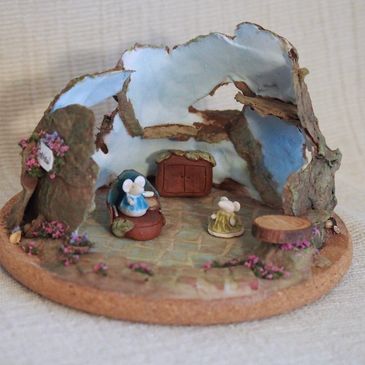 Whimsical Miniature Treehouses 