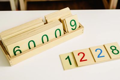 Montessori Large Number cards 