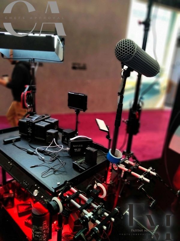 podcasting from the nab show