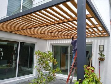 construccion fabricacion de pergolas,roof garden,techos,tapancos en lomas del marquez queretaro
