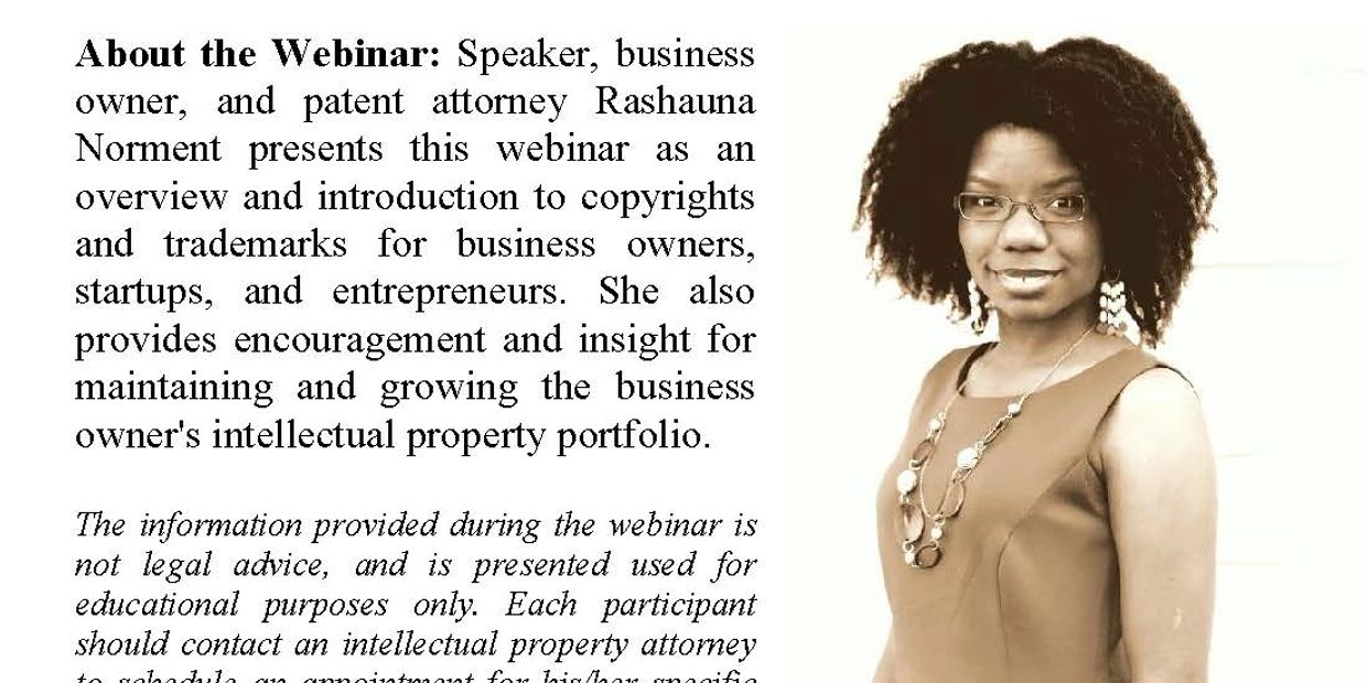 Dream Unique Webinar: Introduction to Copyrights and Trademarks for the Business Owner