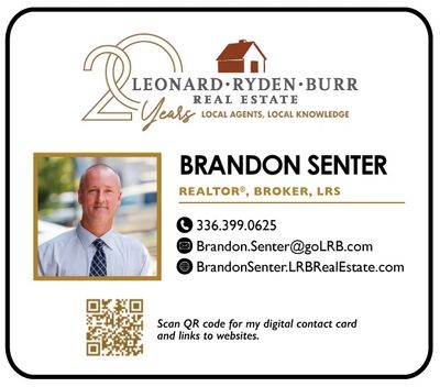 Brandon Senter Realtor WInston Salem Leonard Ryden Burr