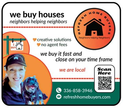 refresh home Buyers we buy homes Winston salem