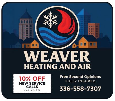 Weavers Heating and Air in Winston Salem