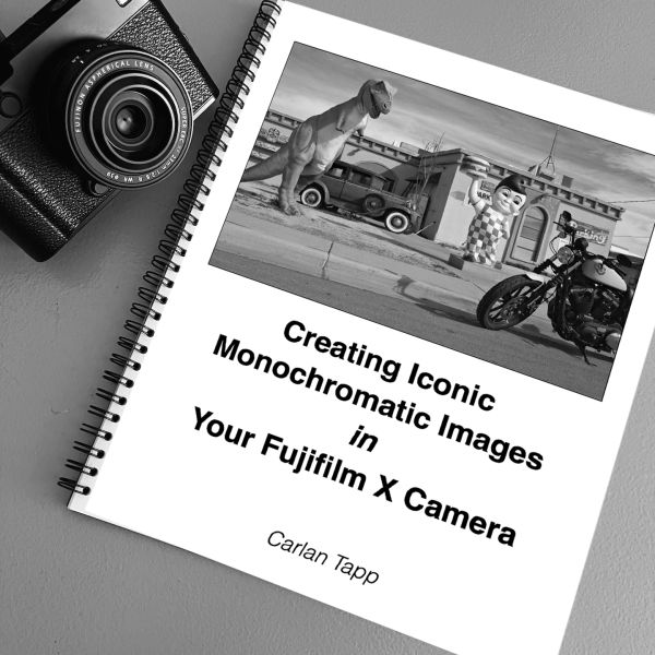A book on creating monochromatic images with Fujifilm X camera.