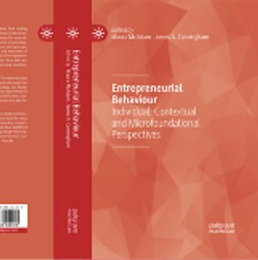 The Cover of the edited book "Entrepreneurial Behaviour"  is orange.