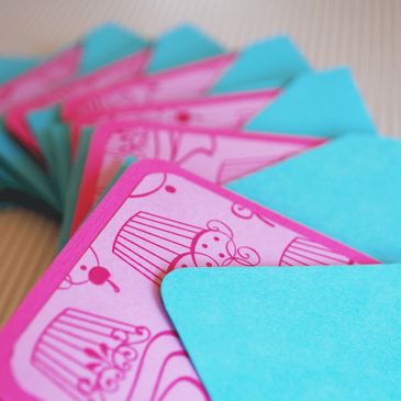 Cupcake mini cards