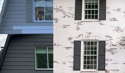 Exterior refinishing techniques.