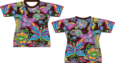 Abstract Butterfly Sublimated Shirt