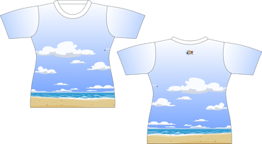 Beach Scene Sublimated Shirt