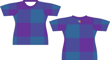 Big Blue Plaid Sublimation Shirt