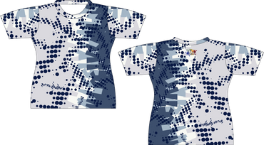 Blue Dot Sublimation Sports Shirt