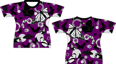 Butterfly Circles Sublimated Shirt