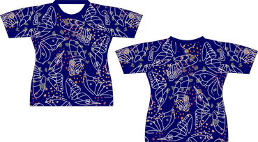 Butterfly Silhouette Sublimated Shirt