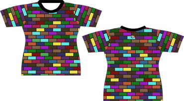 Colorful Brick Sublimated Shirt