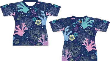 Colorful Coral Sublimated Shirt