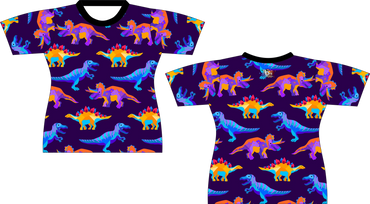 Colorful Dino Sublimated Shirt