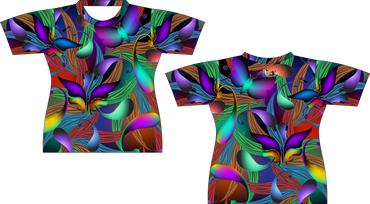 Colorful Feathers Sublimated Shirt