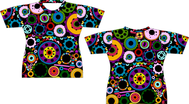 Colorful Gears Sublimated Jersey
