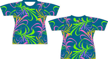 Colorful Leaf Sublimated Shirt