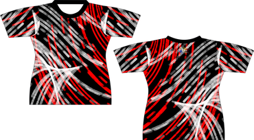 Colorful Wave Sublimtaed Shirt