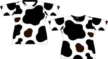 Cow Print Sublimated Shirt