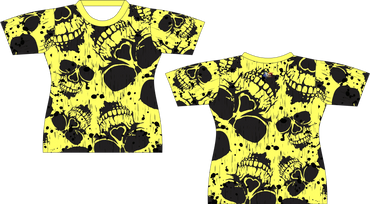 Dripping Skull Sports Shirt