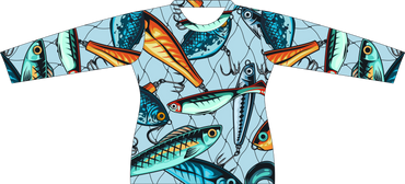 Fishing Lure Long-sleeved Sublimated Jersey