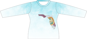 Florida Flag Long-sleeved Sublimated Jersey