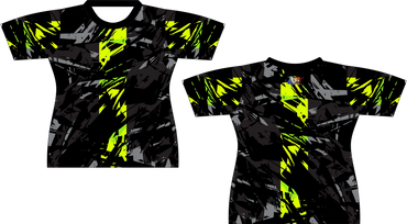 Gray Splat Sublimation Sports Shirt