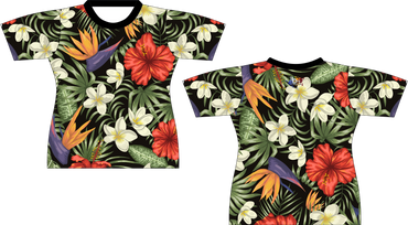 Green Tropical Sublimated Shirt