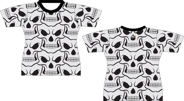 Halloween Skull Sports Shirt