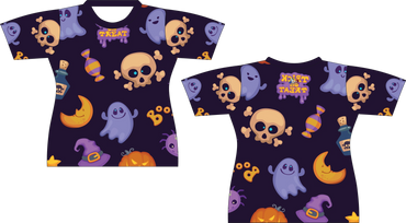 Kids Skull Sports Shirt