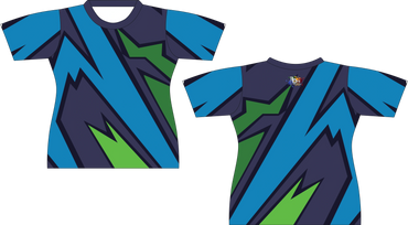 Light Blue Points Sublimation Sports Shirt