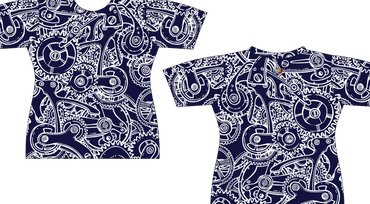 Mechanical Gears Sublimated Jersey