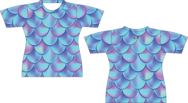 Mermaid Print Sublimated Shirt