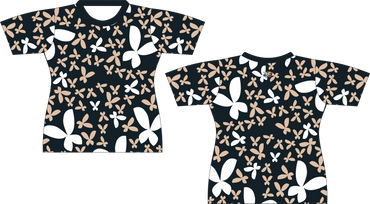 Modern Butterfly Sublimated Shirt