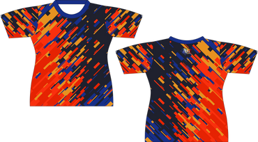 Orange Slant Sublimation Sports Shirt