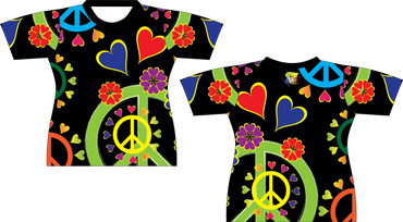 Peace Hearts Sublimated Shirt