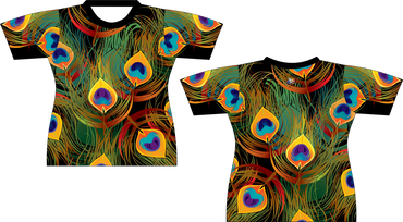 Peacock Print Sublimated Shirt