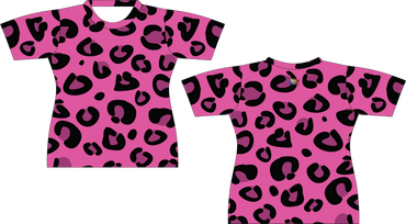 Pink Leopard Print Sublimated Shirt