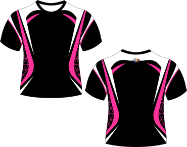 Pink Triangle Fastpitch Softball Sublimation Jersey