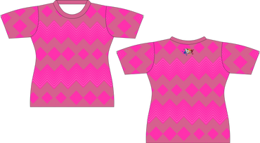 Pink lines Sublimation Sports Shirt