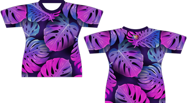 Purple Tropical Sublimated Shirt