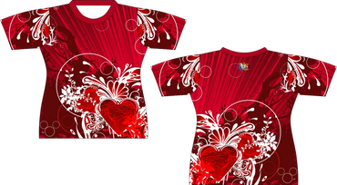 Rays of Hearts Sublimated Shirt