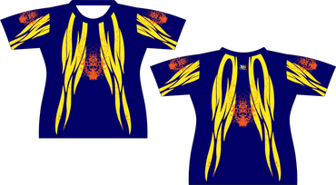 Ribbon Flames Sublimated Shirt