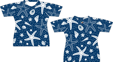 Shells + Star Fish Sublimated Shirt