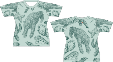 Shells + Turtles Sublimated Shirt