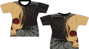 Side Skull Sports Shirt