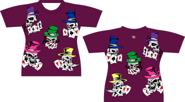 Skull Gambler Sports Shirt